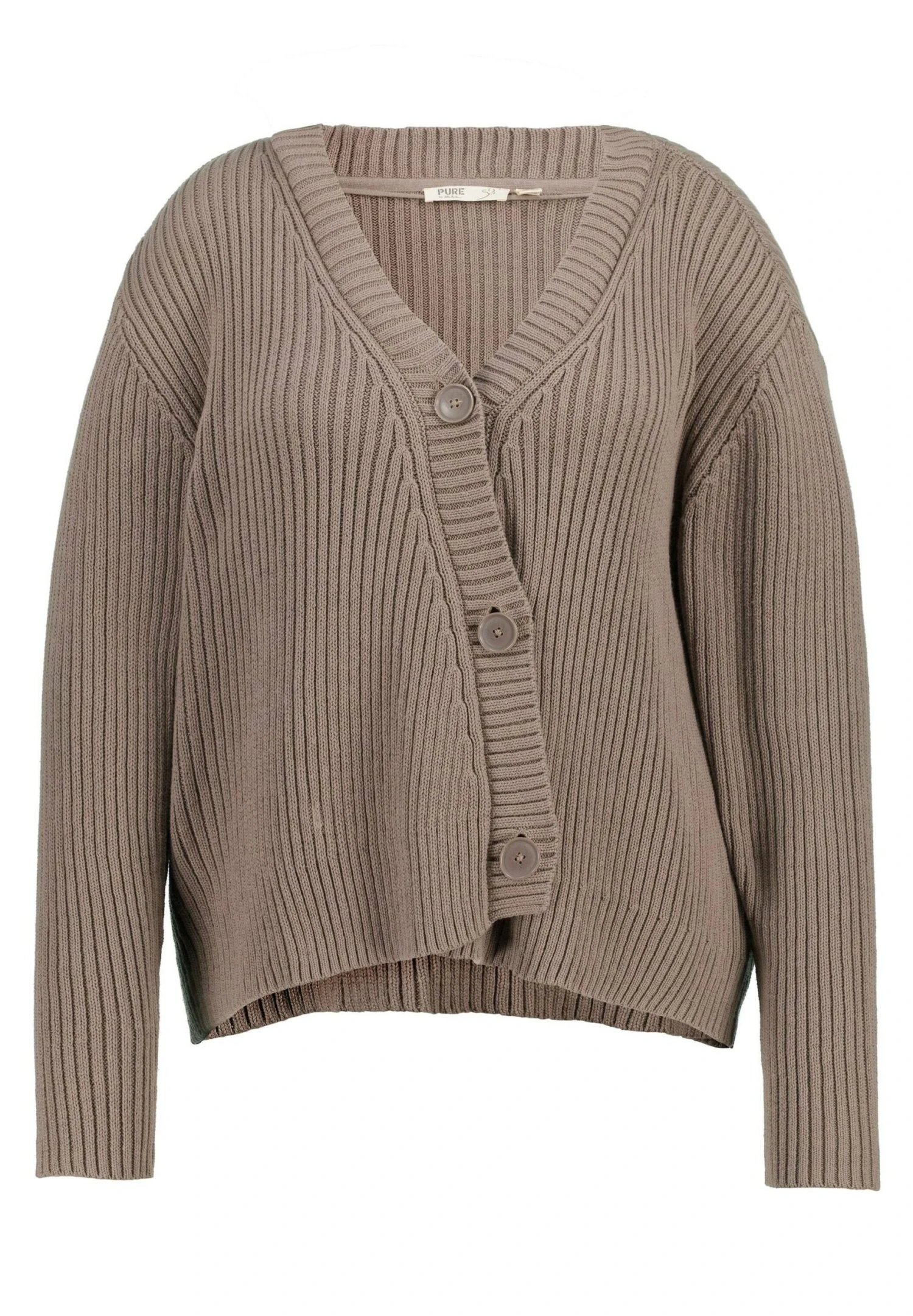 Ulla Popken Kardigan - Nougatbruin 6 Ulla Popken Kardigan - Nougatbruin - obrazek 4