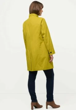 Ulla Popken Krótki Płaszcz - Pistache -Lindex 27c39846aecf42b88080a350c488eb3b