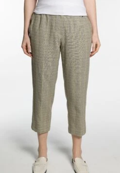 Ulla Popken Spodnie Materiałowe - Sand