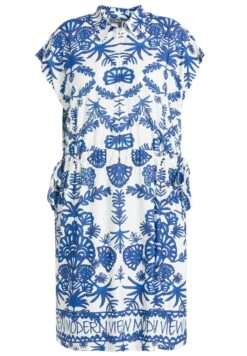 Ulla Popken Sukienka Koszulowa - Snow White Multi -Lindex 2a5a1135668b49fe82a17c1bb091af80