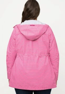 Ulla Popken Kurtka Przeciwdeszczowa - Fuchsia Roze -Lindex 2a9565d3ded24e0394770c5fca8c490b