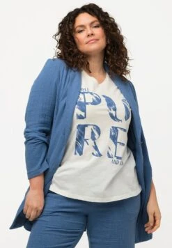 Ulla Popken T-shirt Z Nadrukiem - Blanc Cassé -Lindex 2be3b1a2d9be49a48306b587e7f7a1d2