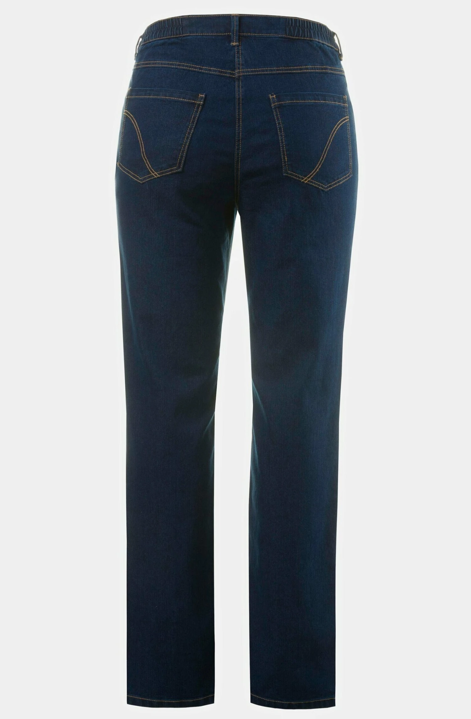 Ulla Popken Jeansy Straight Leg - Blue Denim 7 Ulla Popken Jeansy Straight Leg - Blue Denim - obrazek 5