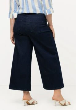 Ulla Popken MARLENE SOFT CROPPED CULOTTE - Jeansy Dzwony - Blue Denim 9 Ulla Popken MARLENE SOFT CROPPED CULOTTE - Jeansy Dzwony - Blue Denim -Lindex 2cb5b8feaa5d42119cd0c3b42352ffd6