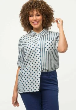 Ulla Popken Koszula - Indigo -Lindex 2e10547fad364ecebe591117a7cc4367