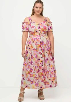 Ulla Popken Długa Sukienka - Rose Vif Clair