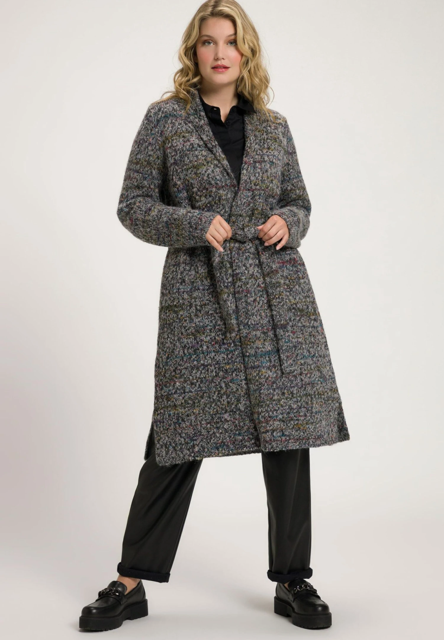 Ulla Popken Kardigan - Noir 4 Ulla Popken Kardigan - Noir - obrazek 2