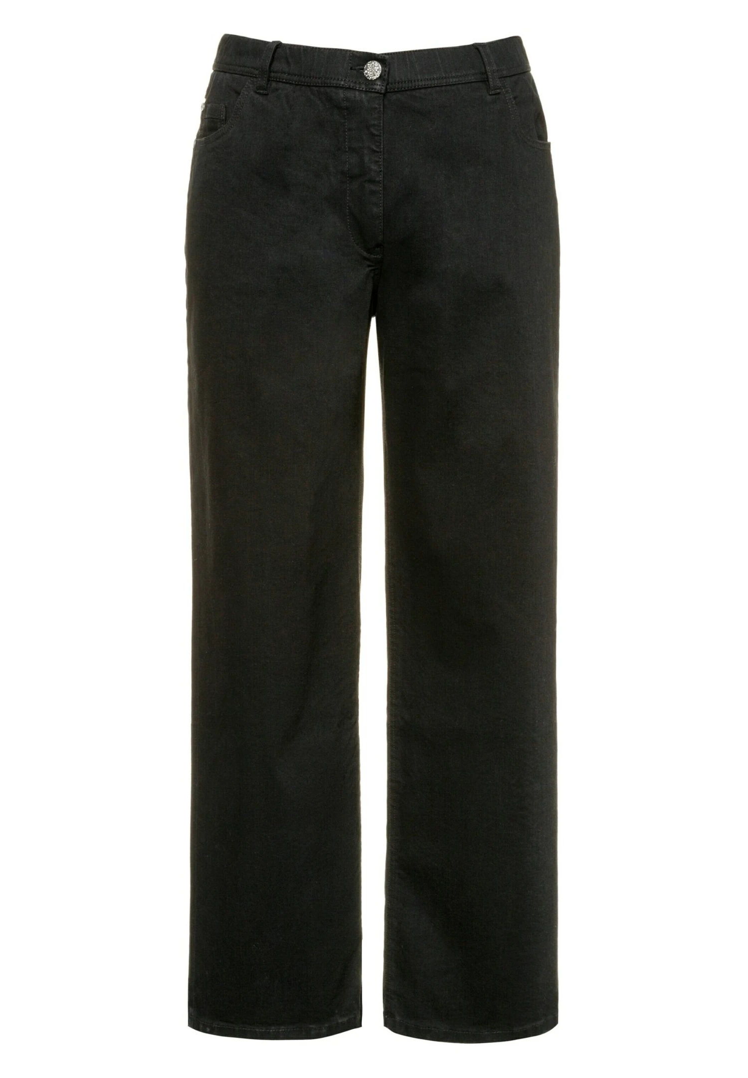 Ulla Popken Jeansy Straight Leg - Noir 6 Ulla Popken Jeansy Straight Leg - Noir - obrazek 4