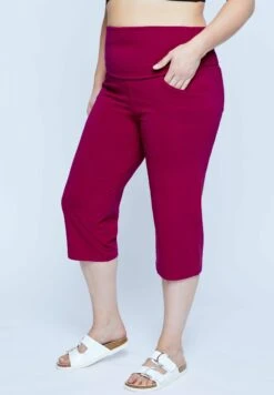 Ulla Popken Spodnie Materiałowe - Magnolienrot -Lindex 306af886f01b4812a264a85f11dd1fee