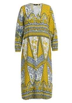 Ulla Popken Długa Sukienka - Yellow -Lindex 344b71ae57ce45be8dc5cd24a4b093d1