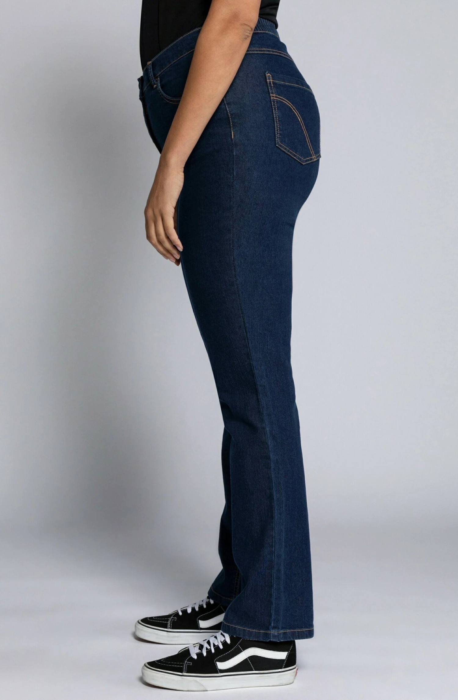 Ulla Popken Jeansy Straight Leg - Blue Denim 5 Ulla Popken Jeansy Straight Leg - Blue Denim - obrazek 3