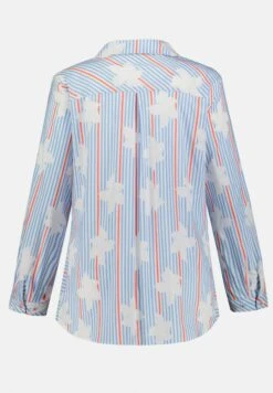 Ulla Popken Koszulka Polo - Sky Blue Multi -Lindex 361fc74bd736418197db6bbb9414dbdb