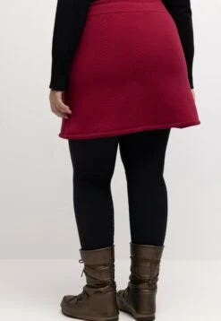 Ulla Popken Spódnica Trapezowa - Rouge Bordeaux -Lindex 368b4ffc86f845c6b62bfd4a9e70b590