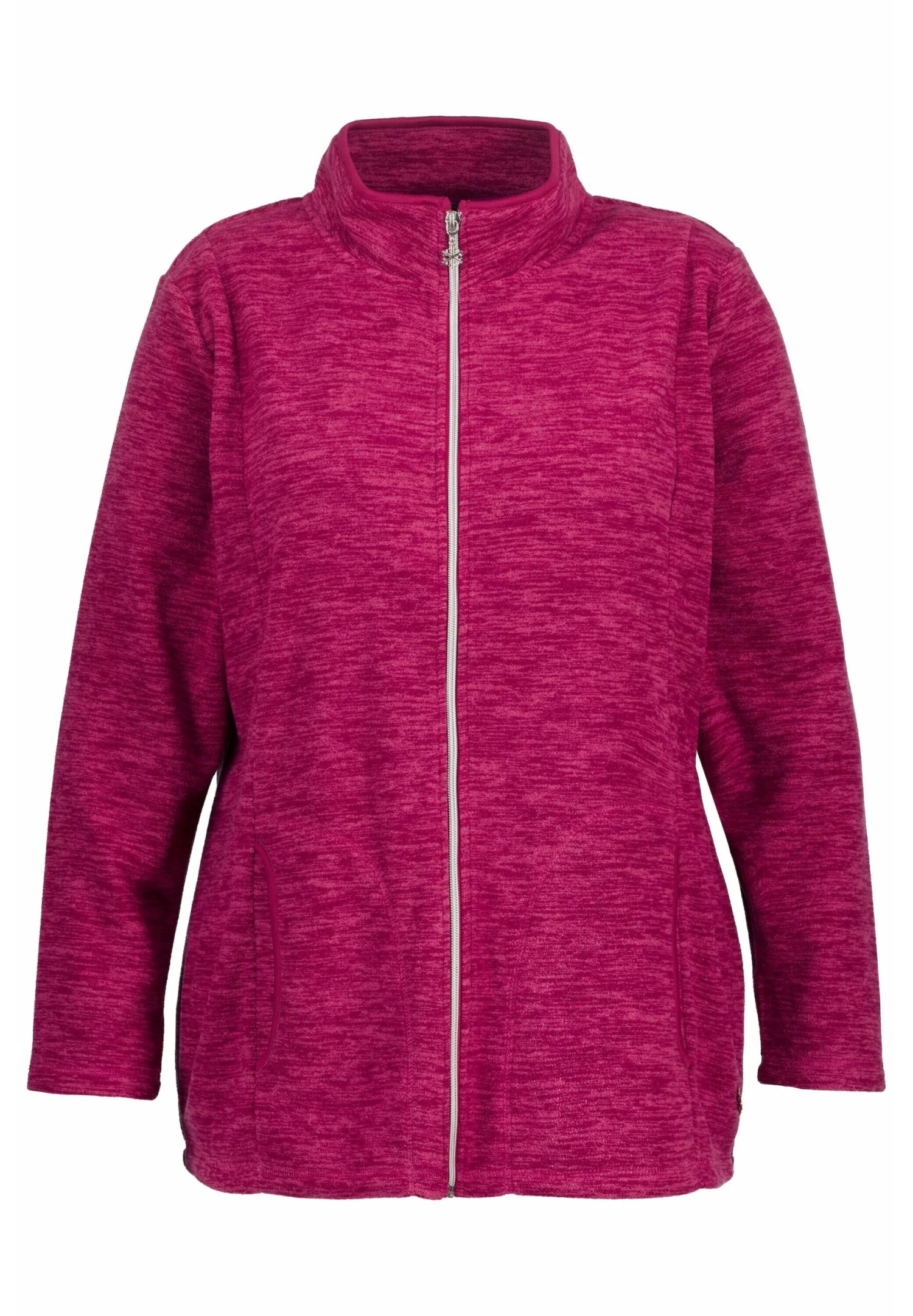Ulla Popken Bluza Rozpinana - Magnolia Red Melange 6 Ulla Popken Bluza Rozpinana - Magnolia Red Melange - obrazek 4