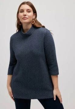 Ulla Popken Bluza - Bleu Marine -Lindex 378943eb9dca4abda54b1464ffca60f5