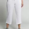 Ulla Popken Spodnie Materiałowe - Schneeweiß -Lindex 37fdd722cb5c4ed388f446ce21c8ec7b