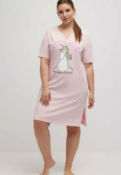 Ulla Popken Koszula Nocna - Blossom Pink -Lindex 38f1a6098aa842d8a90fa0cb7fc0fa9c