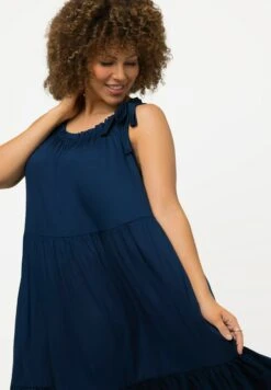 Ulla Popken Sukienka Z Dżerseju - Staalblauw -Lindex 3a2cf1544fa64ac5a1228498ce7fd164