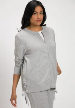 Ulla Popken HOMEWEAR LANGE MOUWEN - Bluza Rozpinana - Lichtgrijs Melange 9 Ulla Popken HOMEWEAR LANGE MOUWEN - Bluza Rozpinana - Lichtgrijs Melange -Lindex 3a4c739f6fd945aab9eaa29cd637642a