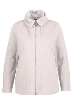 Ulla Popken Bluza Rozpinana - Graubeige -Lindex 3e2cb3e12681480e9521e2a3f6904dad