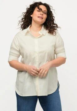 Ulla Popken Koszula - Offwhite -Lindex 3ee51e117a1348dcb7a58cbe8396dae4
