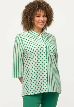 Ulla Popken Koszula - Emerald Green -Lindex 3f227ca997be4db2839b993bace0d6f3