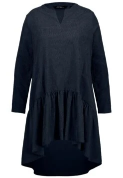 Ulla Popken A-LINIE, TUNIKA-AUSSCHNITT, LANGARM - Sukienka Letnia - Marine -Lindex 3f3c3fb7ad4a41fab994c0de51b73f93