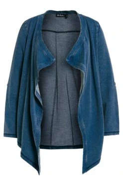 Ulla Popken Kurtka Wiosenna - Blue Denim -Lindex 3fb646ac69c141bc9d636f26eddffc0f