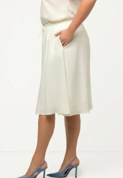 Ulla Popken Spódnica Trapezowa - Blanc Neige -Lindex 40d013351102426ca388025856142dbe