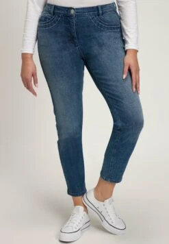 Ulla Popken SARAH - Jeansy Straight Leg - Blue -Lindex 40e7674d235a4a8f8dbed257f23c8f50