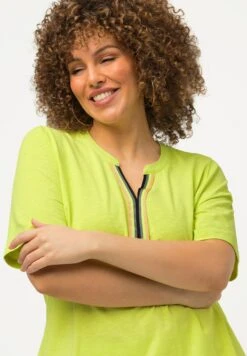 Ulla Popken À MANCHES COURTES ET COL RUBAN À RAYURES - T-shirt Z Nadrukiem - Vert Citron 9 Ulla Popken À MANCHES COURTES ET COL RUBAN À RAYURES - T-shirt Z Nadrukiem - Vert Citron -Lindex 4141b0bbec1848a8a0522ae2454fe0af