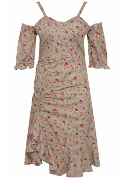 Ulla Popken Sukienka Letnia - Beige Multi 9 Ulla Popken Sukienka Letnia - Beige Multi -Lindex 41970873dcc44e2886b8baadd010c04f