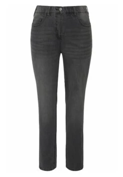 Ulla Popken GROSSE GRÖSSEN SARAH, 5-POCKET, HIG - Jeansy Slim Fit - Grey Denim -Lindex 41ac418268194b8e813a6f28674db4df