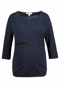 Ulla Popken BELLIEVA - Bluzka Z Długim Rękawem - Marine -Lindex 41c04b1a18d640e39d3aebaabb60ffce