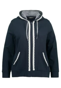 Ulla Popken Bluza Rozpinana - Bleu Marine -Lindex 429a8c8eaa474a9c95eca176d7527c8b