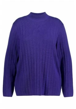 Ulla Popken STEHKRAGEN LANGARM - Sweter - Lila -Lindex 429e587fe51c431695ae9b316adbef3b