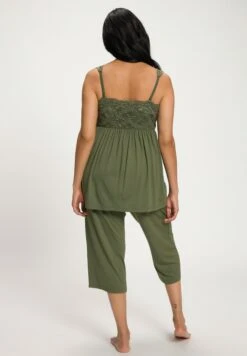 Ulla Popken Piżama - Lodengrün -Lindex 431e1c01635544d491114a6bfb3d8146