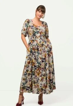 Ulla Popken Długa Sukienka - Lilas Couvert