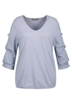 Ulla Popken MANCHES - Bluza - Light Blue -Lindex 439c7a2a59a6424f8538242f7266c300