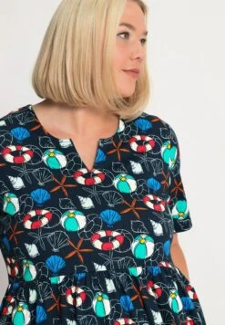 Ulla Popken Sukienka Z Dżerseju - Navy Multi 10 Ulla Popken Sukienka Z Dżerseju - Navy Multi -Lindex 43d94efaeae64047bda54d45663f84bd