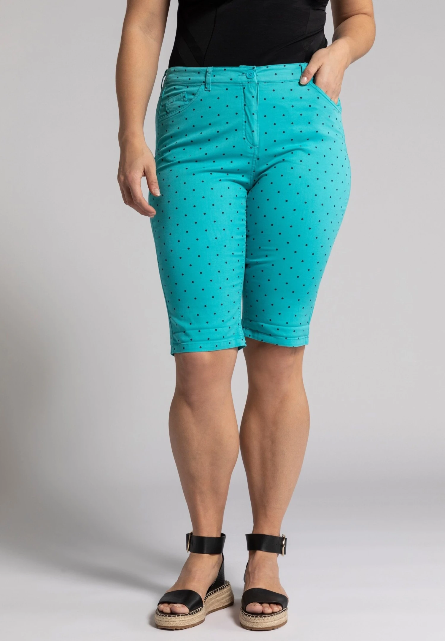 Ulla Popken Szorty - Aqua Profond 3 Ulla Popken Szorty - Aqua Profond