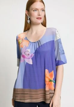 Ulla Popken Bluzka - Bleu Violet -Lindex 4579d35e82ee4b80ab11c8fb677afe5b