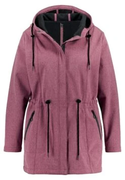 Ulla Popken Płaszcz Zimowy - Rose Melon