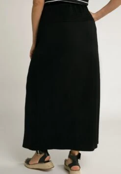 Ulla Popken Długa Spódnica - Black -Lindex 4743e447fa334e64a91e58281aed433b