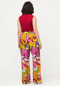 Ulla Popken EN LARGE SANS MANCHES À COL V ET CEINTURE - Kombinezon - Litchi -Lindex 49c5841de5d1458595afce6e66903ac6