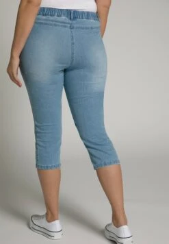 Ulla Popken Szorty Jeansowe - Light Blue -Lindex 4a6e201c535f461b9c0cb779206259b5