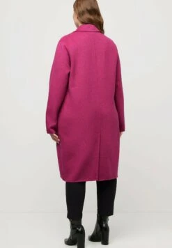 Ulla Popken Klasyczny Płaszcz - Orientpink -Lindex 4b2d9b88d9604c38af9ca5d5db0fe643