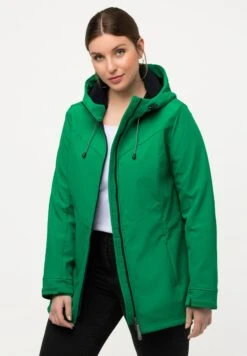 Ulla Popken Krótki Płaszcz - Vert émeraude -Lindex 4b6d0bb15f1349c9b3ec9c3cc9bf4d83