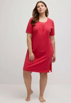 Ulla Popken PLEAT DETAIL - Koszula Nocna - Sorbet Pink -Lindex 4b888c18b18f4971a2c3dbedb513de34