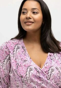 Ulla Popken Bluzka - Pfirsich-pink -Lindex 4baf52d4a3d643dba077efb0068d45b3